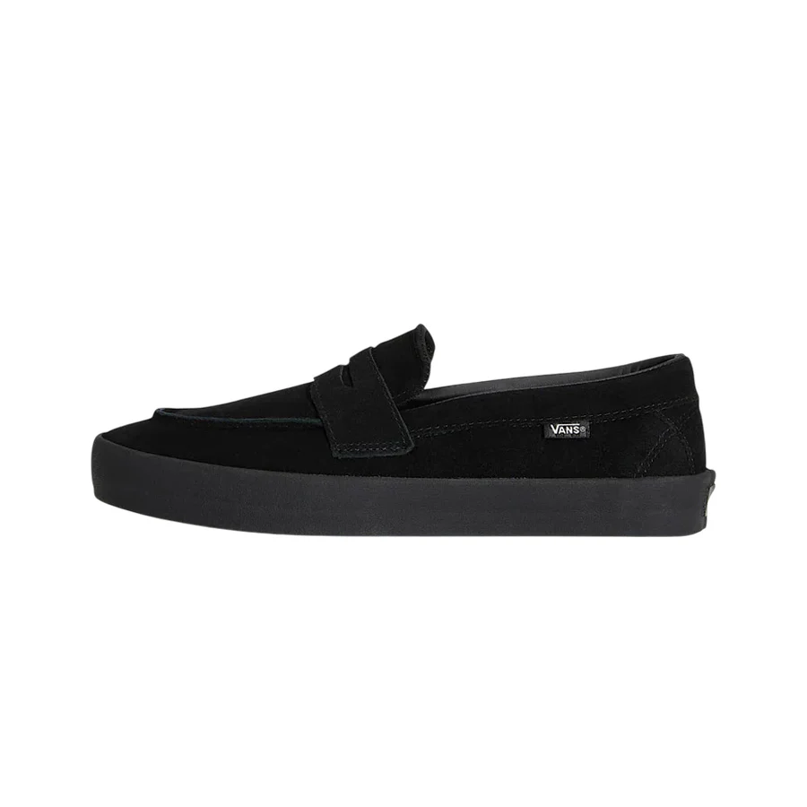 Vans Skate Loafer Shoe Suede Black/Black - Image 2