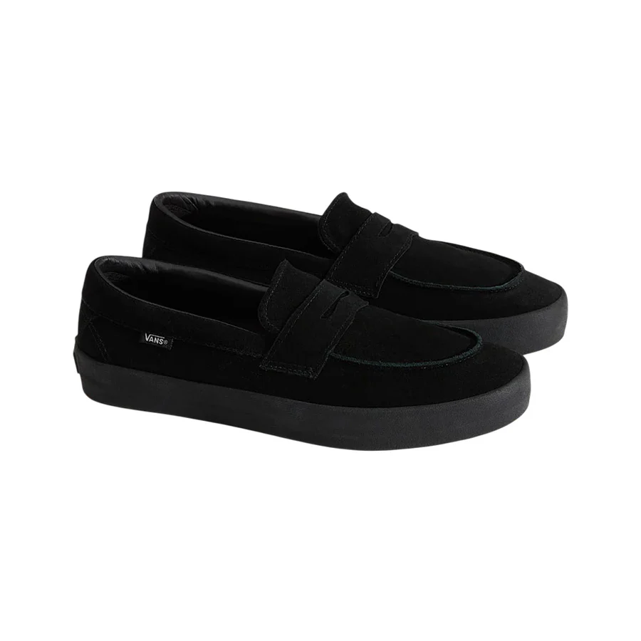 Vans Skate Loafer Shoe Suede Black/Black - Image 3