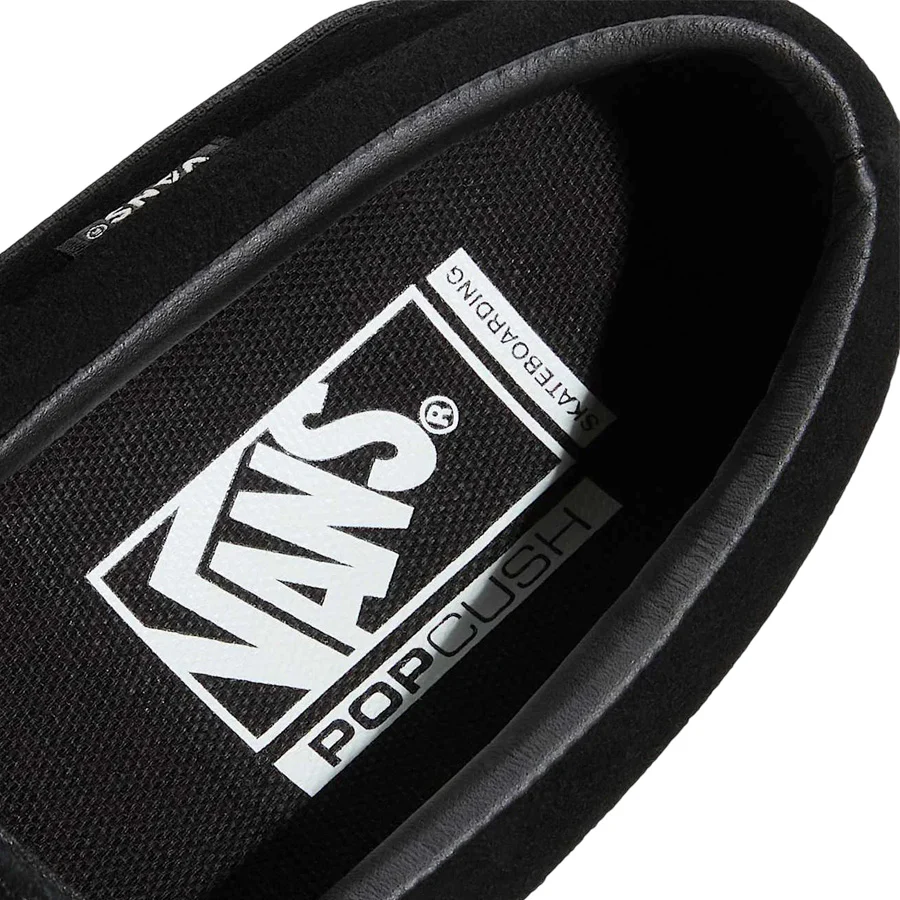 Vans Skate Loafer Shoe Suede Black/Black - Image 6