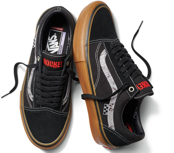 Vans Skate Old Skool - Hockey Skateboards Black/Snake - Image 2