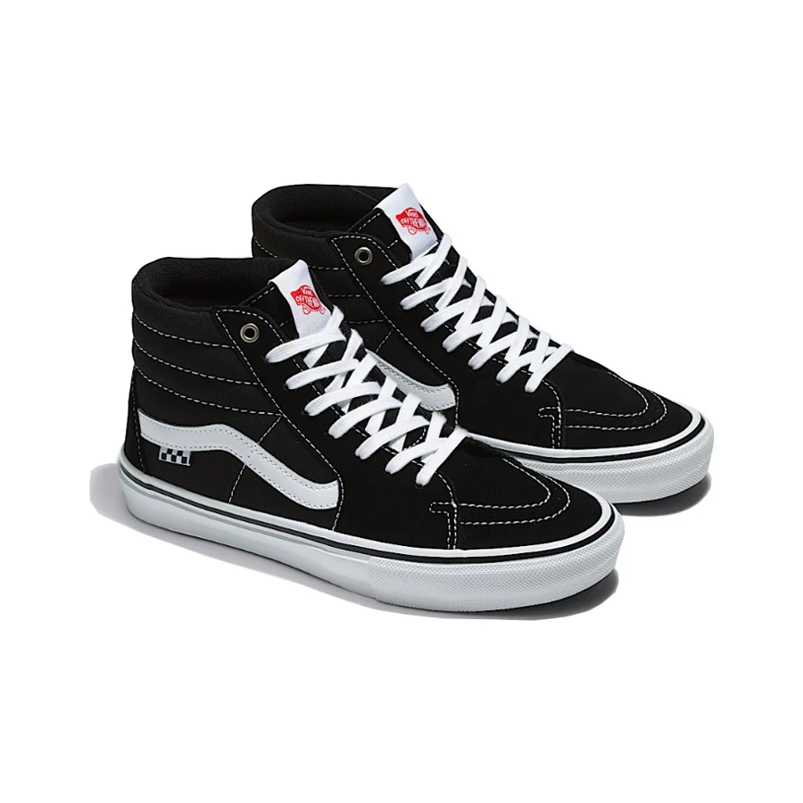 Vans Skate Sk8-Hi - Black/White - Image 3