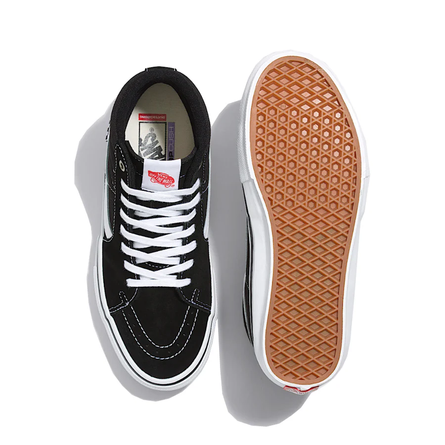 Vans Skate Sk8-Hi - Black/White - Image 4