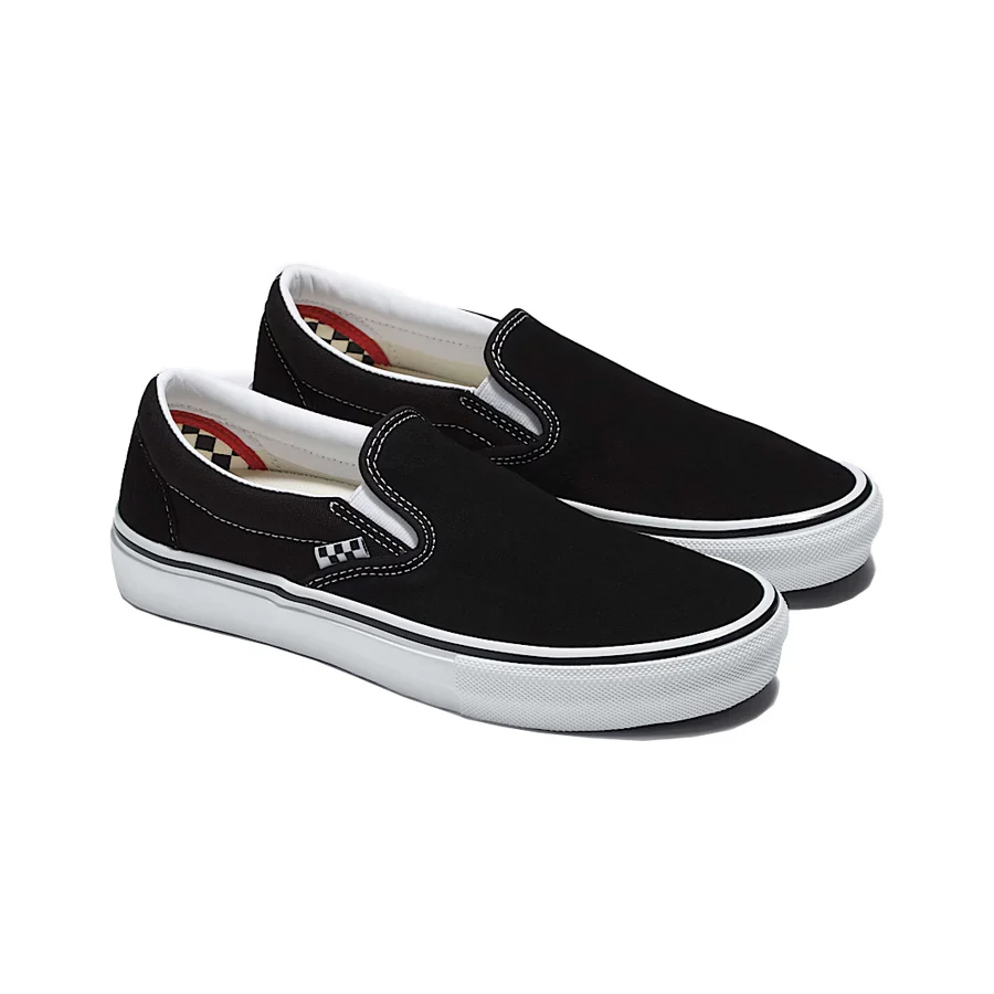Vans Skate Slip-On - Black/White - Image 3