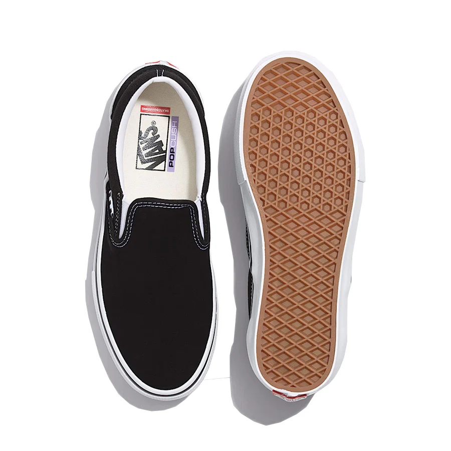 Vans Skate Slip-On - Black/White - Image 4