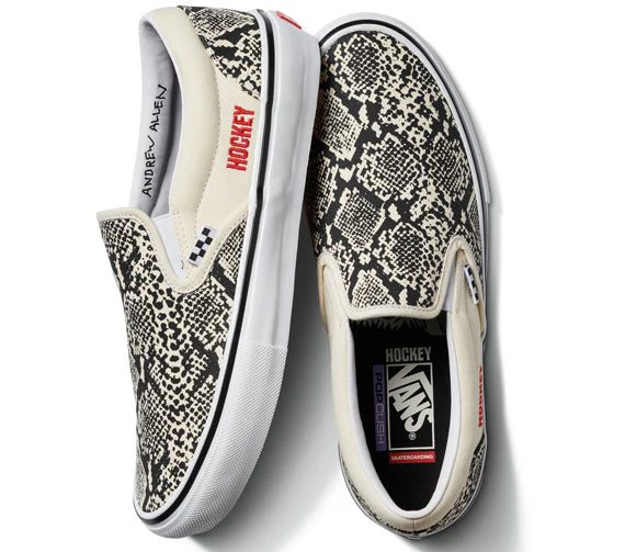 Vans Skate Slip-On - Hockey Skateboards Snake Skin - Image 2