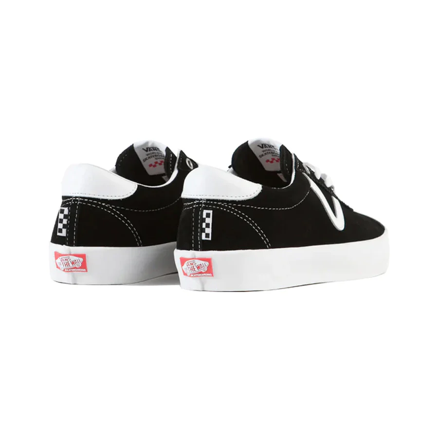 Vans Skate Sport - Black/Black/White - Image 3
