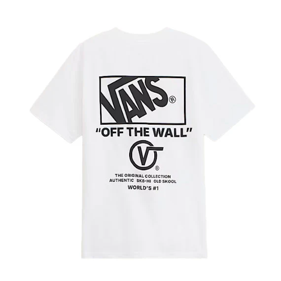 Vans Stacked Hi Short Sleeve T-Shirt White