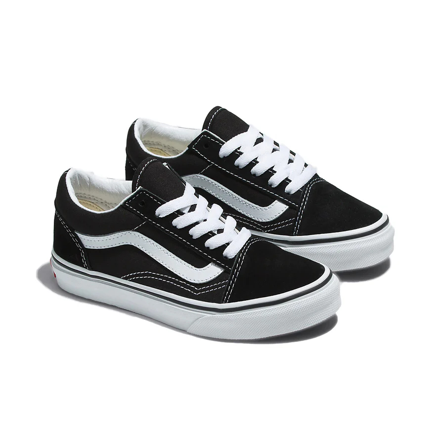 Vans Old Skool Youth - Black/True White - Image 3