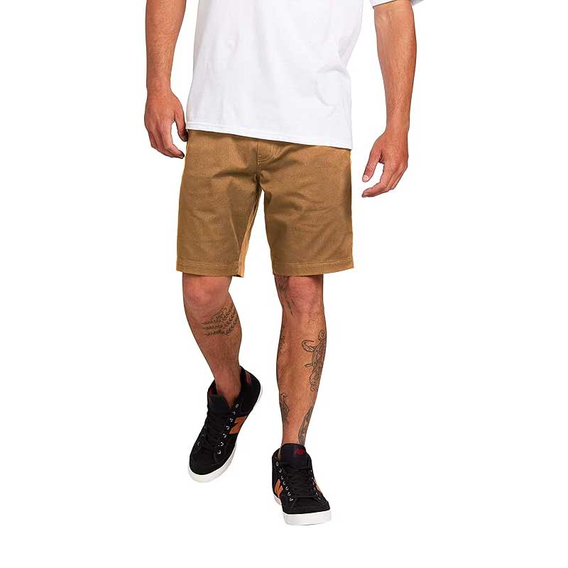 Volcom Frickin Elastic Waist 19 Dark Khaki - Image 3
