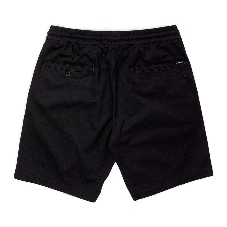 Volcom Frickin Elastic Waist Short - Black - Image 2