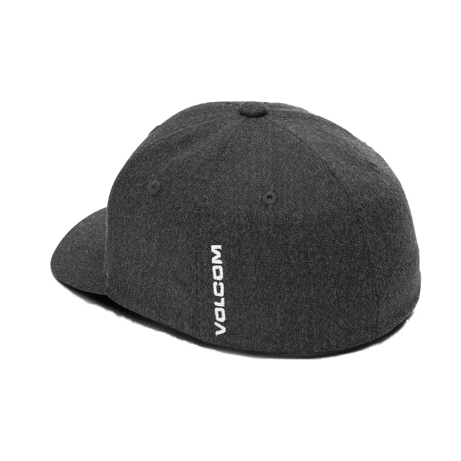 Volcom Full Stone Heather Flexfit Cap Charcoal Heather - Image 2