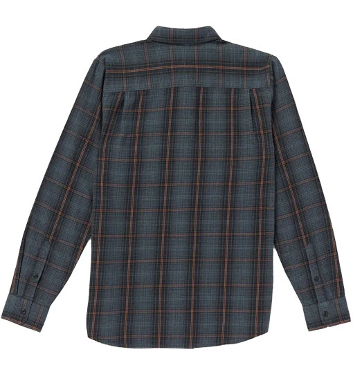 Volcom Heavy Twills Flannel Dark Slate - Image 2