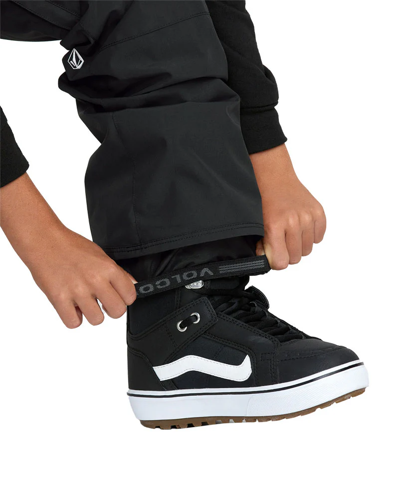Volcom Kids' Barkley Ins Bib Pant Black 2026 - Image 3