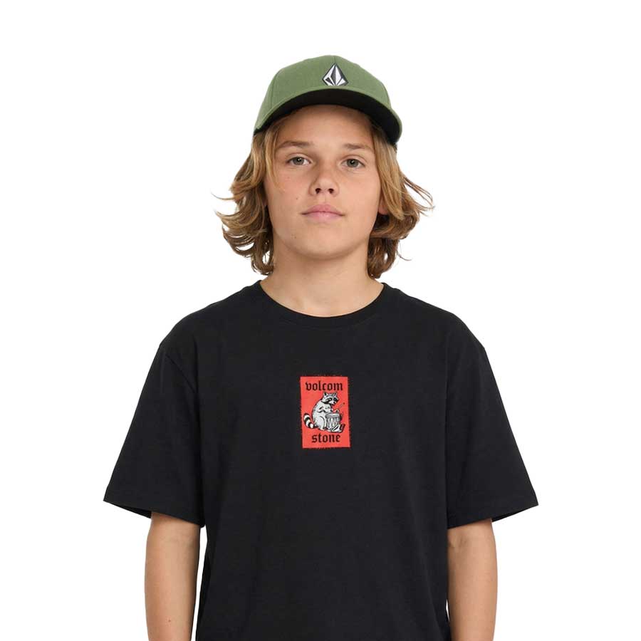 Volcom Kids' Rockout T-Shirt Black - Image 2