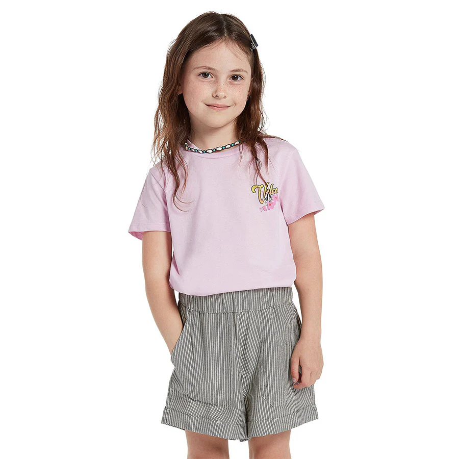 Volcom Kids' Sunday Strut Short Black White Heather
