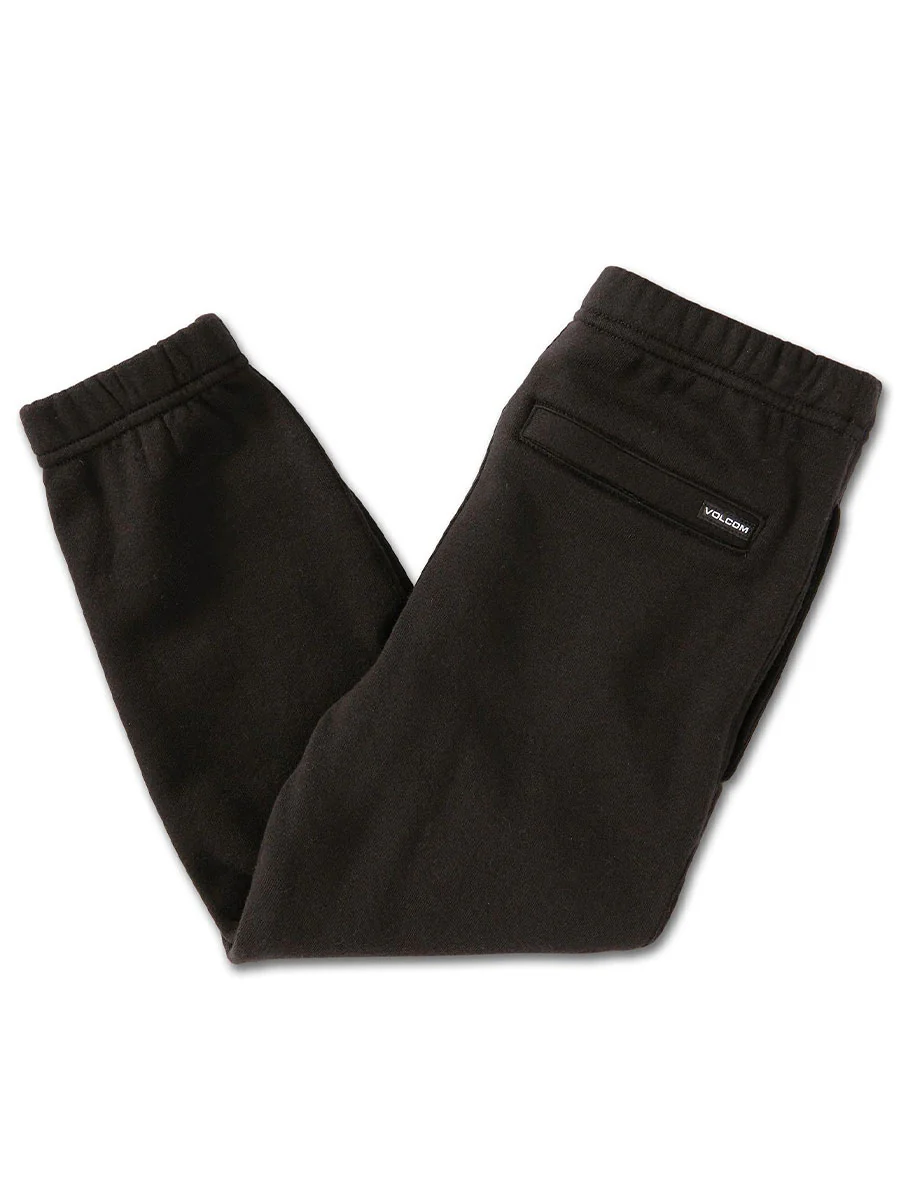 Volcom Kids Toddlers Iconic Stone Fleece Pant Black - Image 2