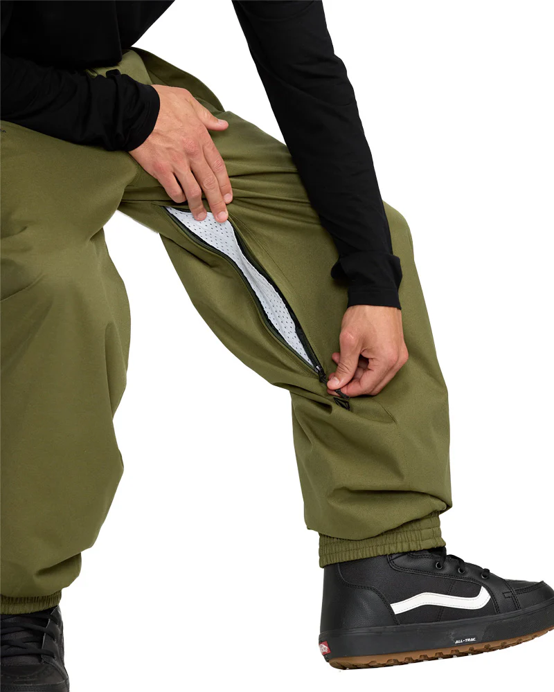 Volcom Men's Arthur 20K Pant Dark Olive 2026 - Image 4