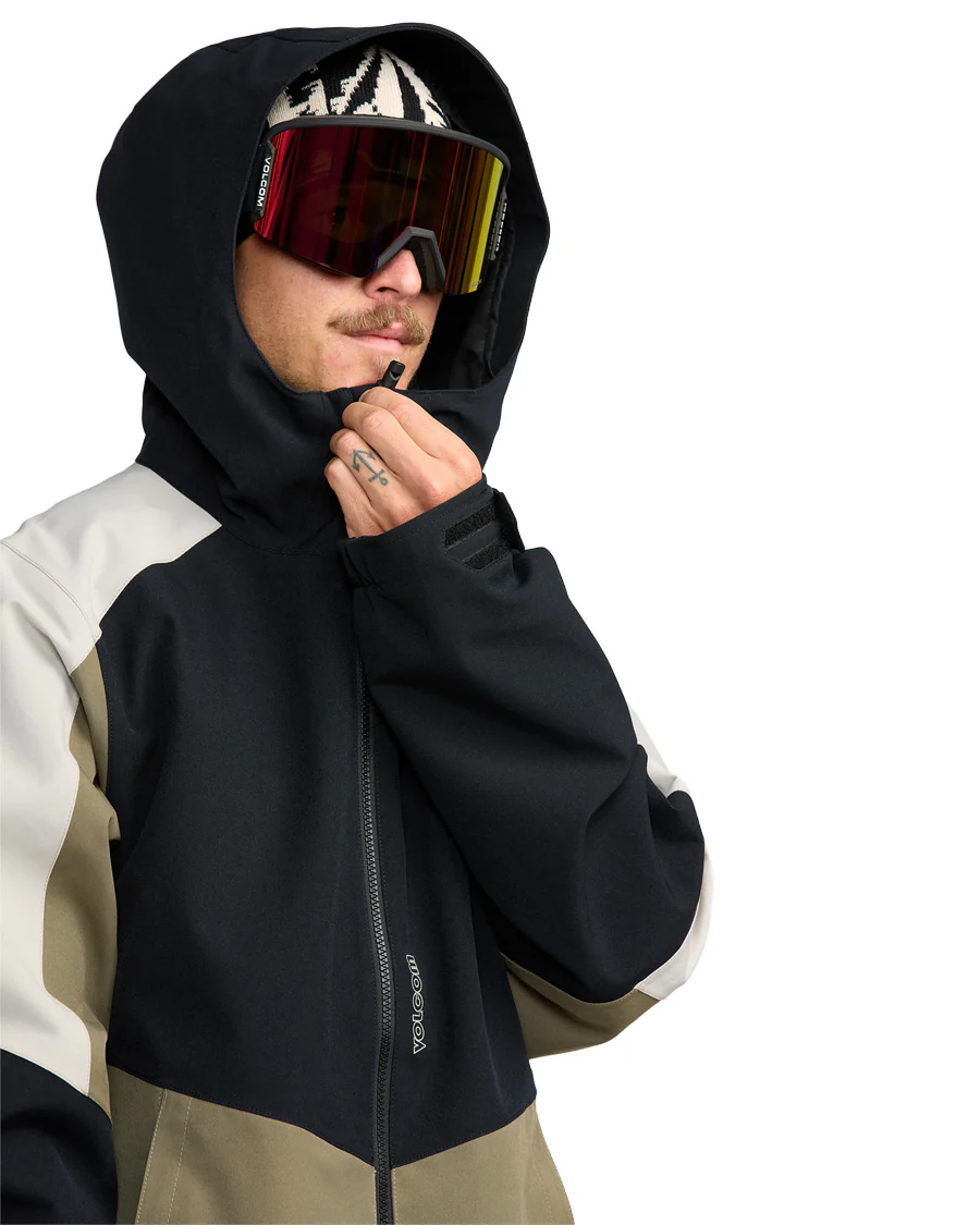 Volcom Men's Brighton Full Zip Jacket Military 2026 - Image 4