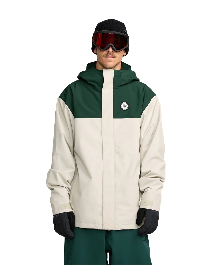 Volcom Men's Buckthreeeighty Jacket Stone 2026