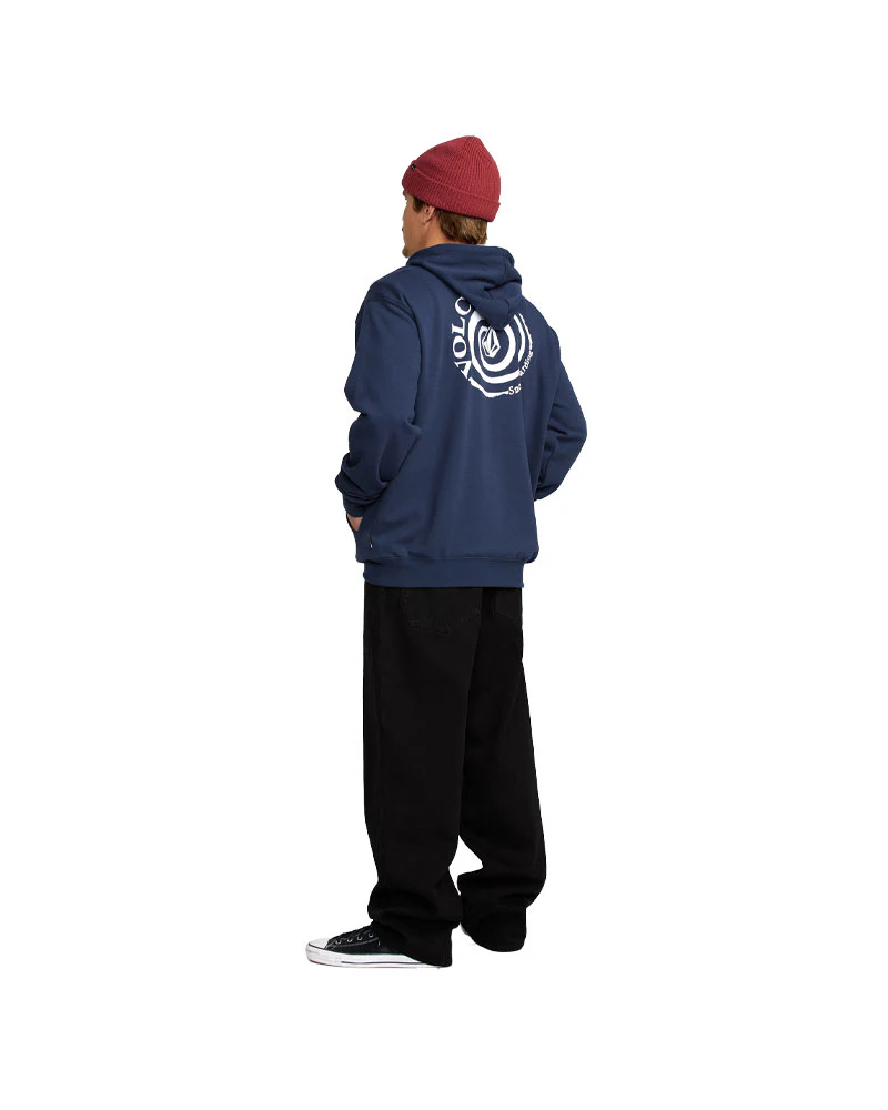 Volcom Men's Essential Hoodie Deep Blue 2026 - Image 4