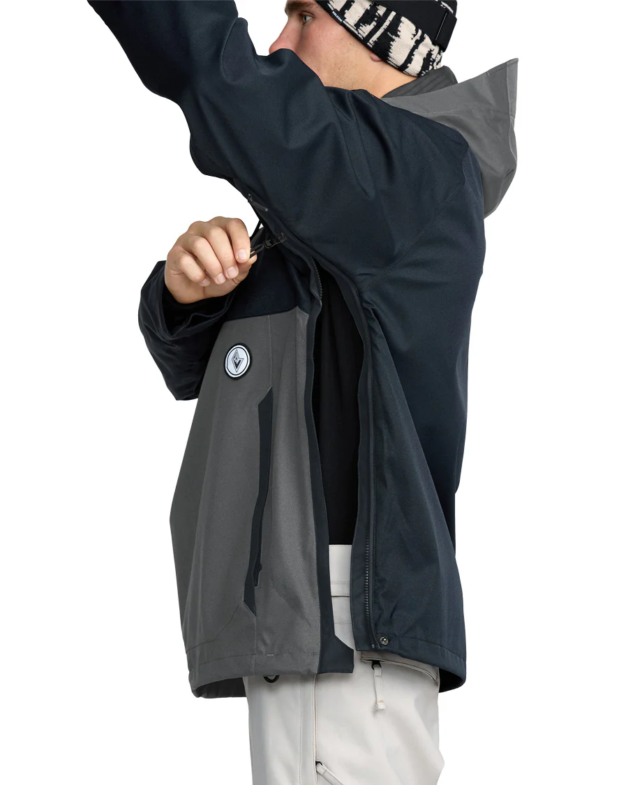 Volcom Men's Hossegor 20K Pullover Black 2026 - Image 3