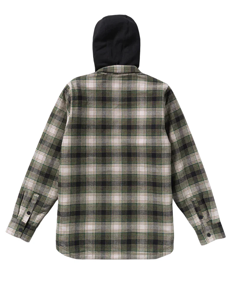 Volcom Men's Kenson Ins Flannel Black Green 2026 - Image 2