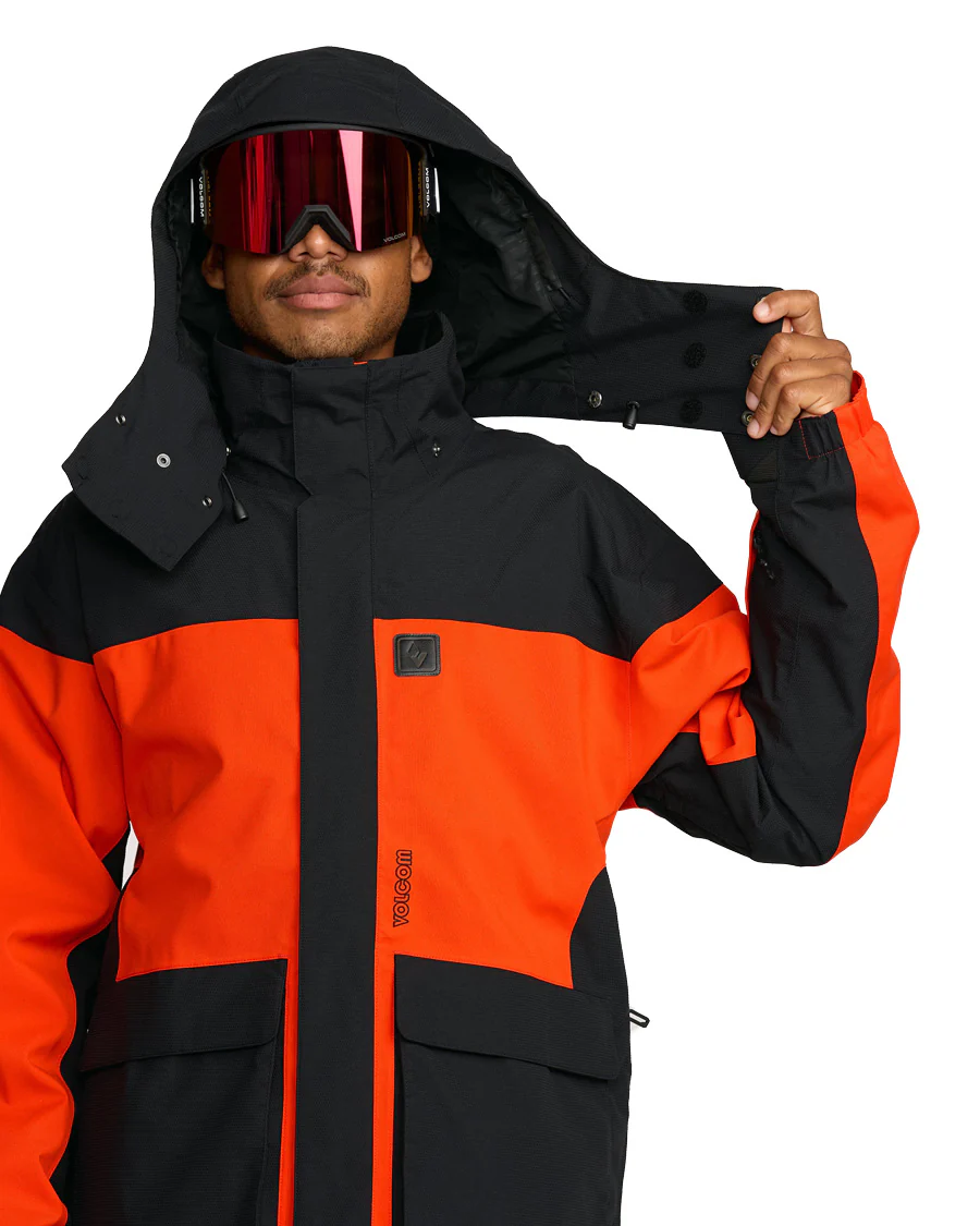 Volcom Men's Kleveland Jacket Orange Shock 2026 - Image 4