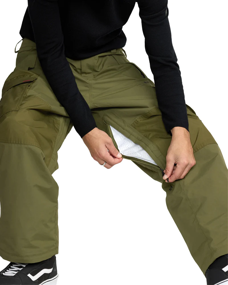 Volcom Men's Longo Gore-Tex Pant Dark Olive 2026 - Image 4