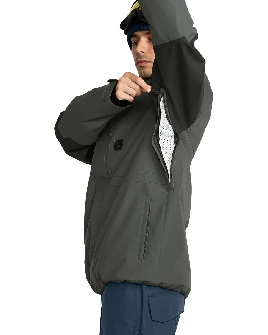 Volcom Men's Primry Ins Jacket Dark Grey 2026 - Image 3