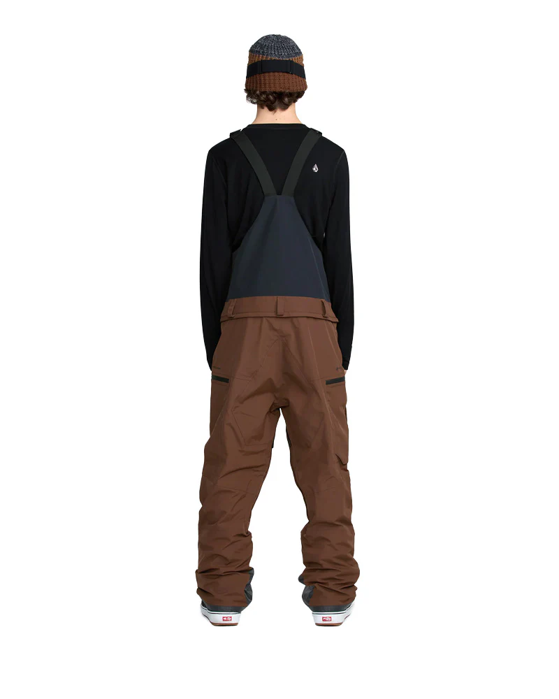 Volcom Men's Rain Gore-Tex Bib Pant Brown 2026 - Image 2