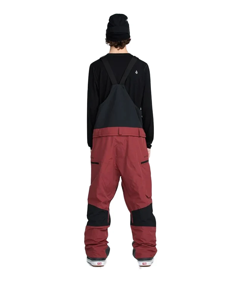 Volcom Men's Rain Gore-Tex Bib Pant Burnt Red 2026 - Image 2
