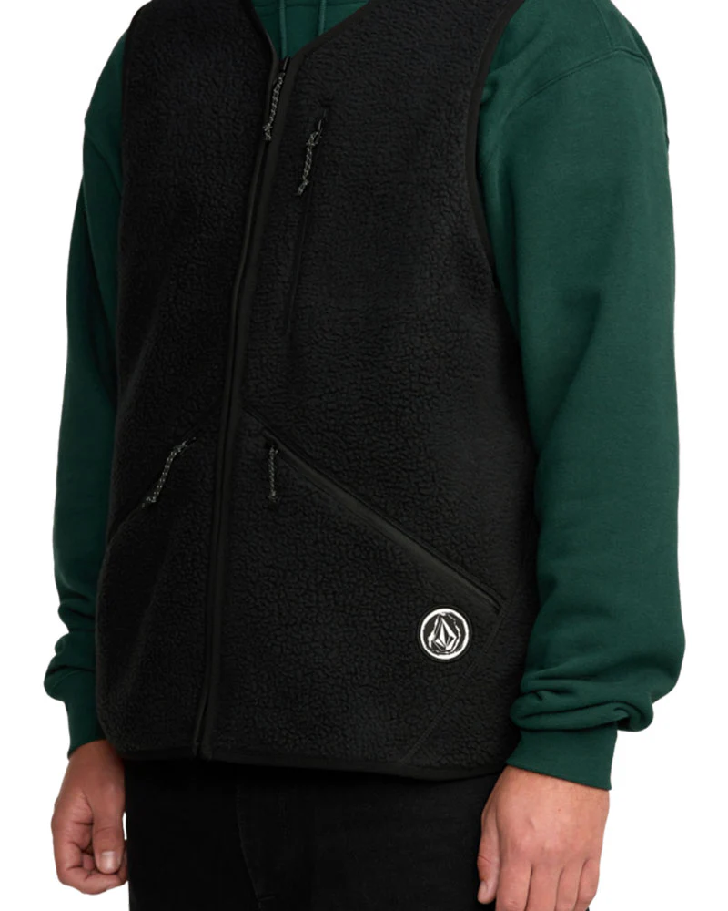 Volcom Men's Snowdrift Vest Black 2026 - Image 3