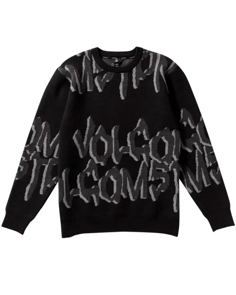 Volcom Men's Stone Jacquard Sweater Black 2026
