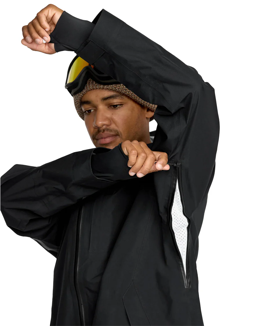 Volcom Men's Tester 3L Gore-Tex Jacket Black 2026 - Image 5