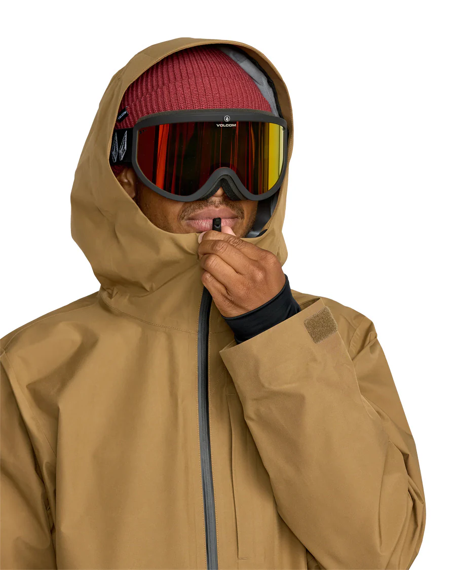 Volcom Men's Tester 3L Gore-Tex Jacket Bronze 2026 - Image 4