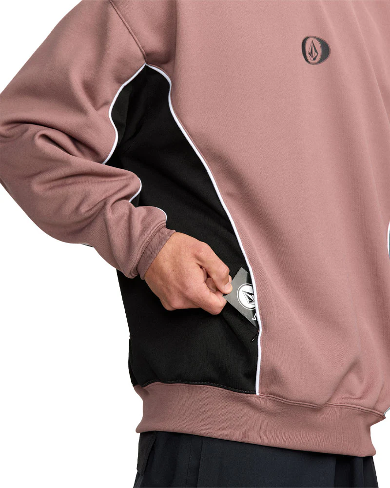 Volcom Men's Vital Hydro Pullover Mauve 2026 - Image 4