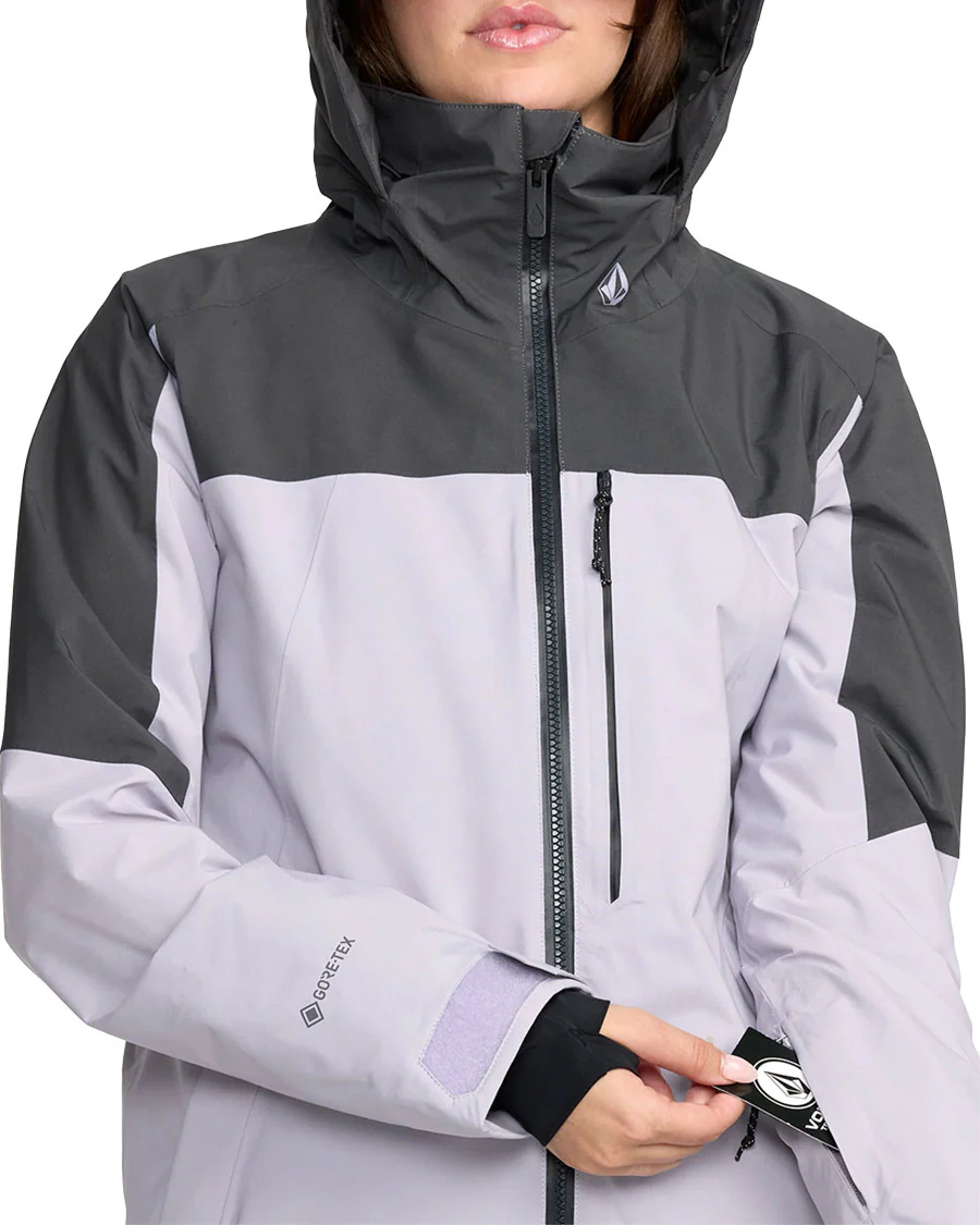 Volcom Women's 3D Stretch Gore-Tex Jacket Lavender Aura 2026 - Image 4