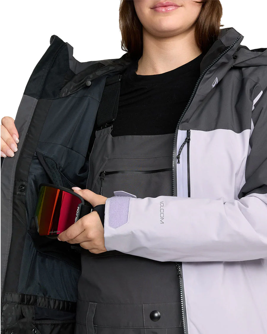 Volcom Women's 3D Stretch Gore-Tex Jacket Lavender Aura 2026 - Image 6