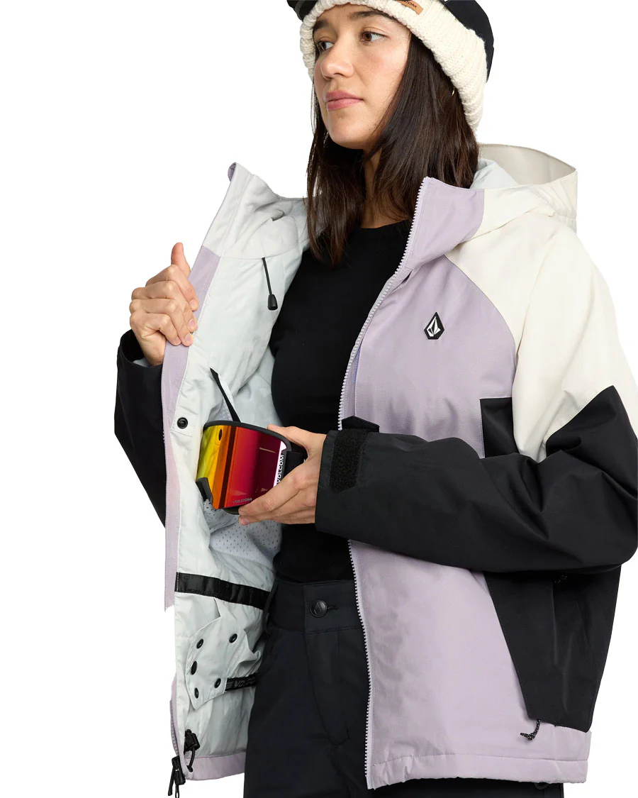 Volcom Women's Agate Ins Jacket Lavender Aura - Image 4