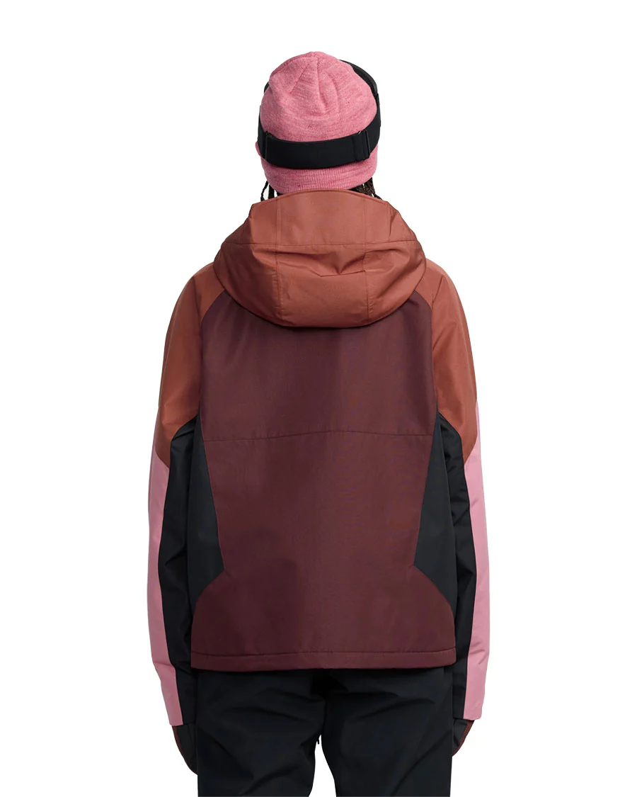 Volcom Women's Agate Ins Jacket Oxblood - Image 2