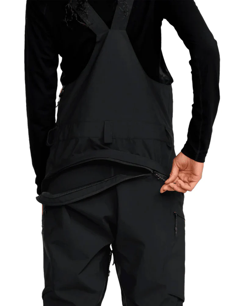 Volcom Women's Ash Stretch Gore-Tex Bib Pant Black - Image 4