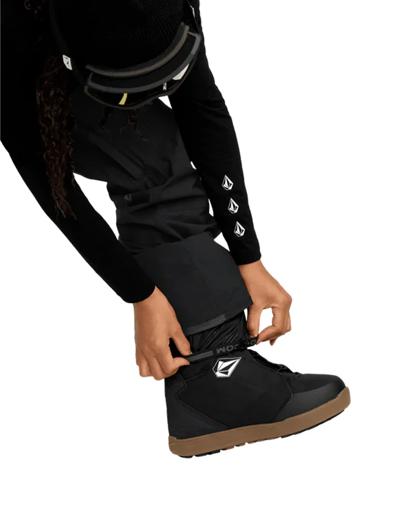 Volcom Women's Ash Stretch Gore-Tex Bib Pant Black - Image 5