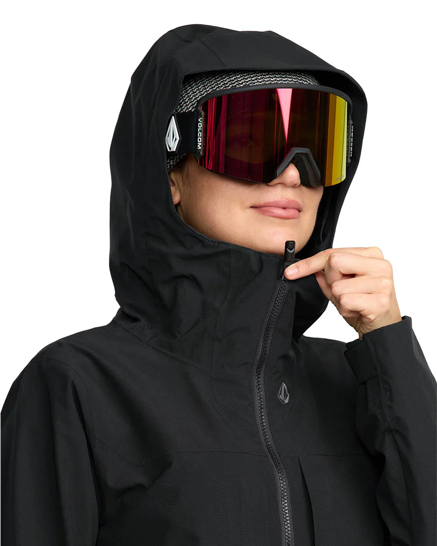 Volcom Women's Cloudbreaker Stretch 30K Jacket Black 2026 - Image 4