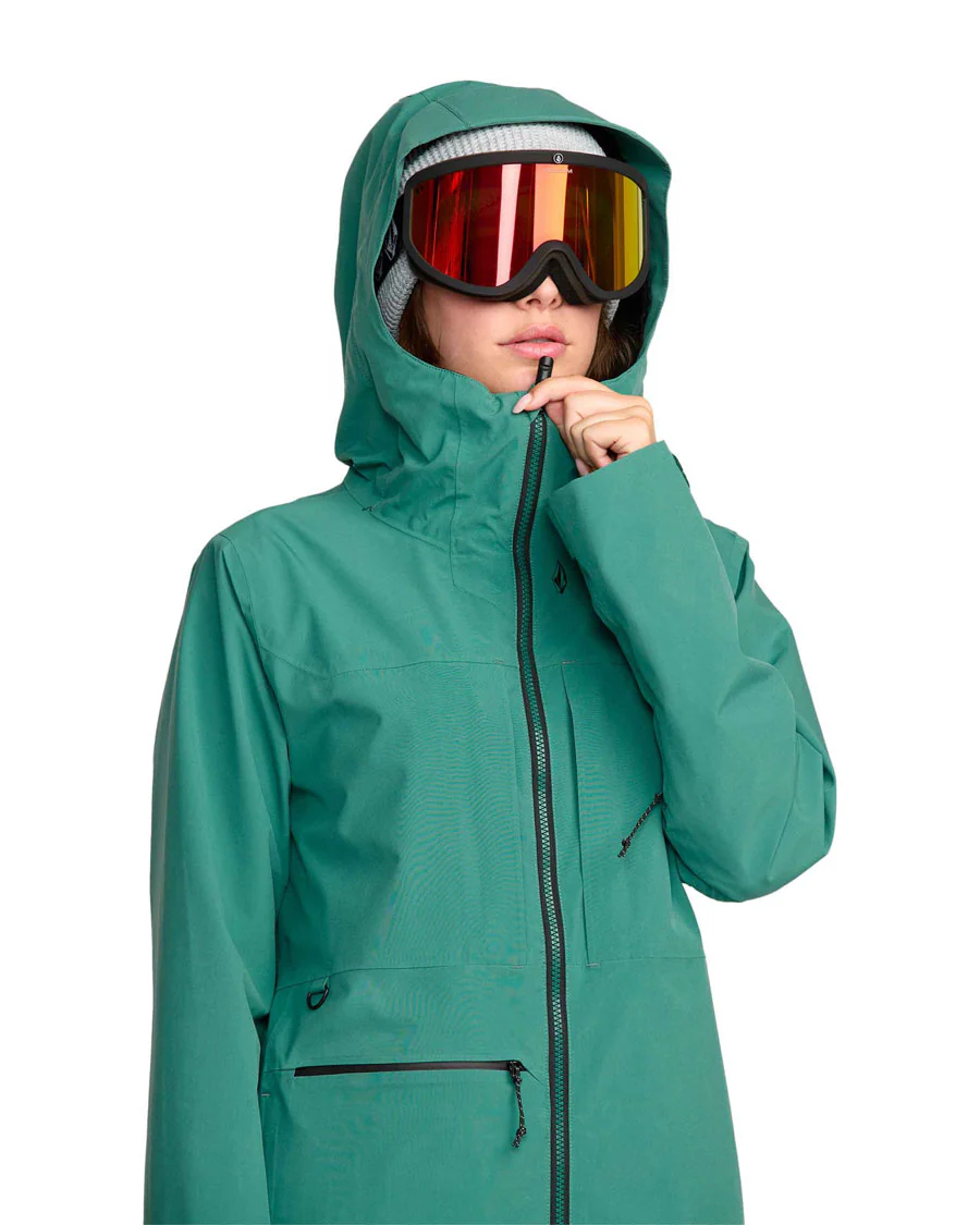Volcom Women's Cloudbreaker Stretch 30K Jacket Spruce Green 2026 - Image 4