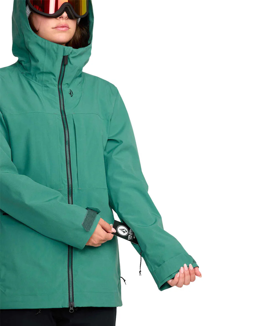 Volcom Women's Cloudbreaker Stretch 30K Jacket Spruce Green 2026 - Image 5