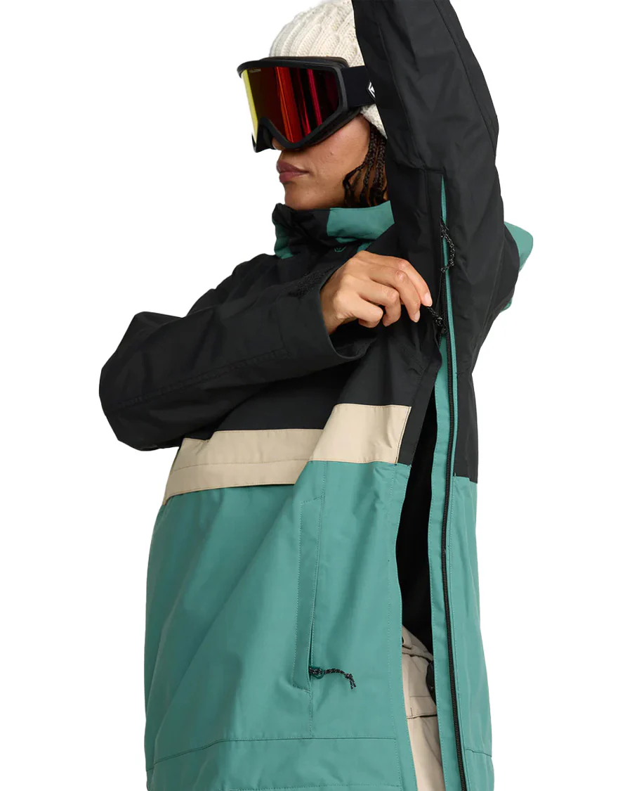 Volcom Women's Harlan Pullover Spruce Green - Image 3