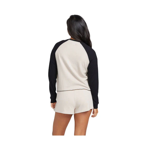 Volcom Women's Lil Crew Black Combo - Image 2