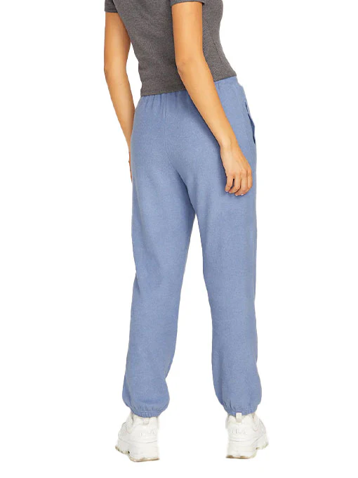 Volcom Women's Lil Fleece Pant Washed Blue - Image 2