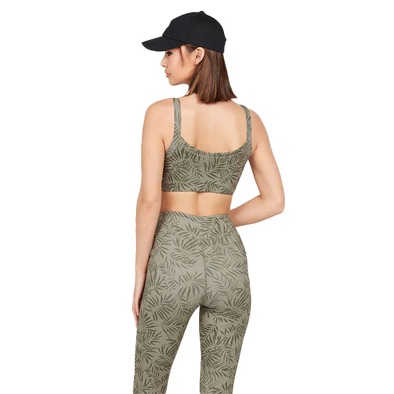 Volcom Women's Lived In Bralette Dark Camo - Image 2