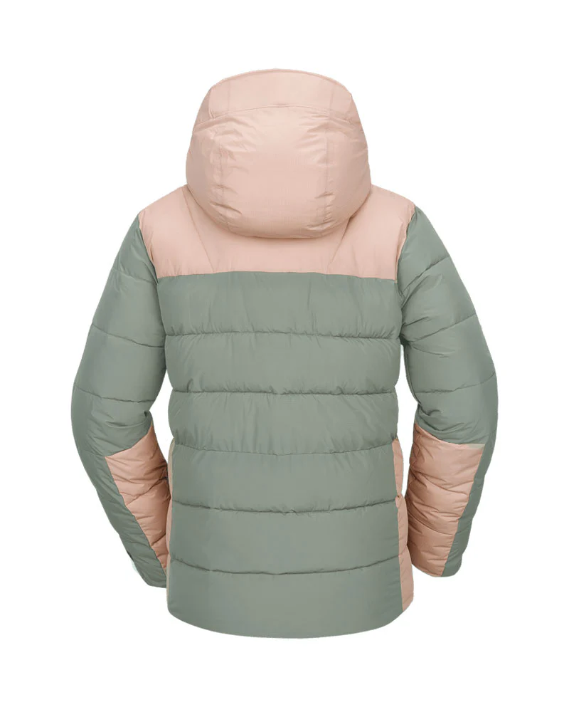 Volcom Women's Puffleup Jacket Lichen Green 2025 - Image 2